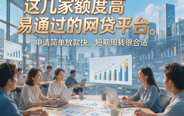 这几家额度高易通过的网贷平台，申请简单放款快，短期周转很合适