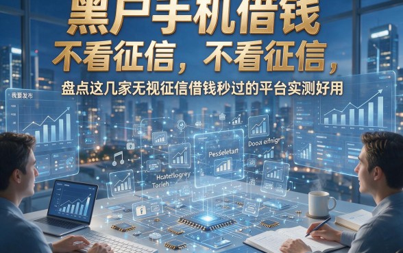 黑户手机借钱 不看征信，盘点这几家无视征信借钱秒过的平台实测好用