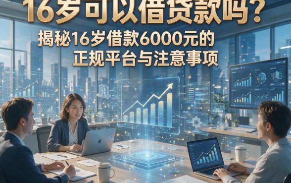 16岁可以借贷款吗？揭秘16岁借款6000元的正规平台与注意事项！