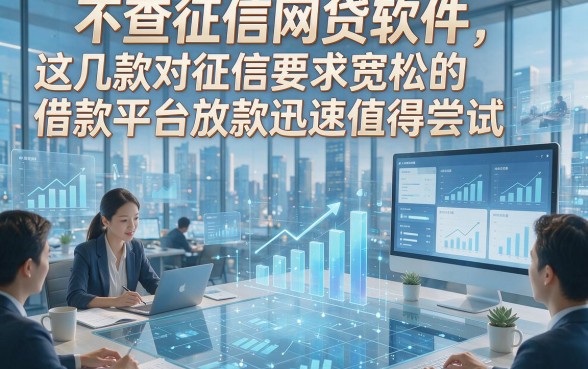 不查征信网贷软件，这几款对征信要求宽松的借款平台放款迅速值得尝试