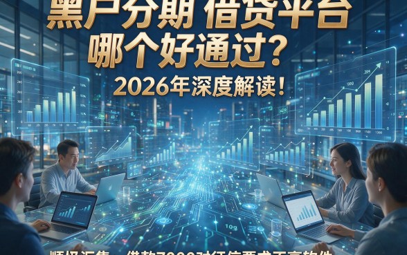 黑户分期借贷平台哪个好通过？2026年深度解读！顺便汇集五个借款7000对征信要求不高软件