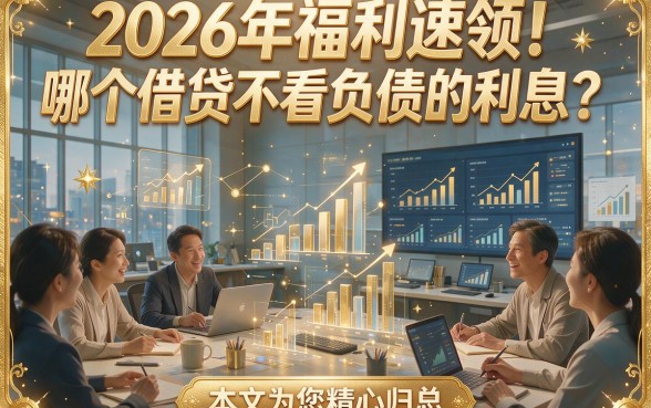 2026年福利速领！哪个借贷不看负债的利息？本文为您精心归总！