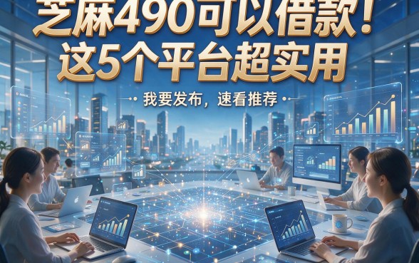 芝麻490可以借款！这5个平台超实用，速看推荐！
