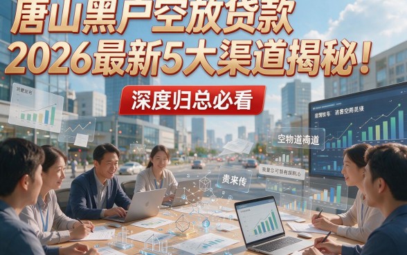 唐山黑户空放贷款2026最新5大渠道揭秘！这篇深度归总必看！