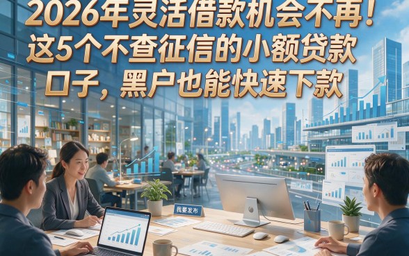 2026年灵活借款机会不再！这5个不查征信的小额贷款口子，黑户也能快速下款