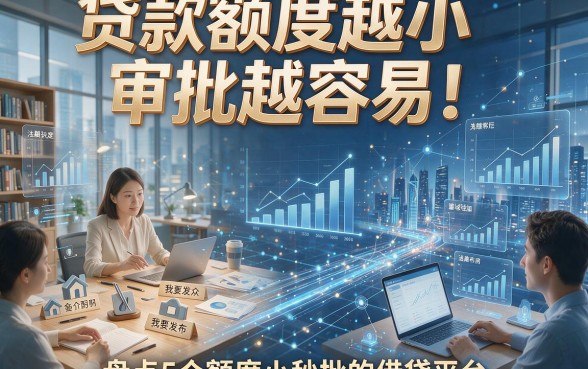 贷款额度越小审批越容易！盘点5个额度小秒批的借贷平台