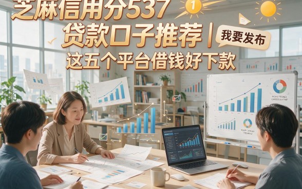 芝麻信用分537贷款口子推荐｜这五个平台借钱好下款！