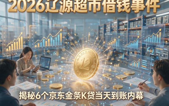 2026辽源超市借钱事件，揭秘6个京东金条K贷当天到账内幕