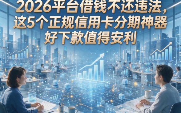 2026平台借钱不还违法，这5个正规信用卡分期神器好下款值得安利