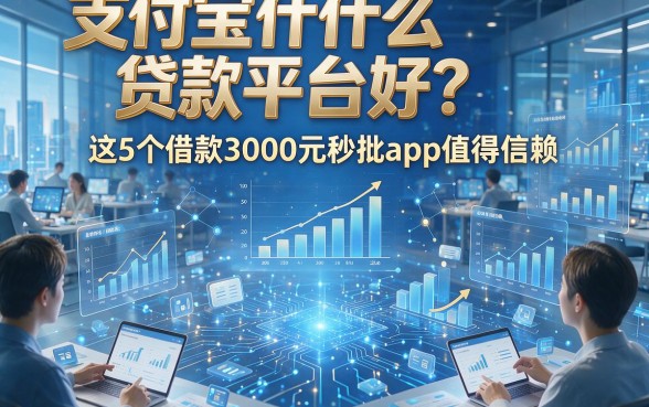 支付宝什么贷款平台好？这5个借款3000元秒批app值得信赖