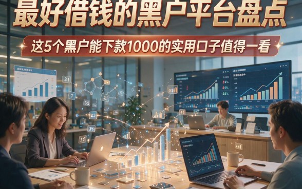 最好借钱的黑户平台盘点，这5个黑户能下款1000的实用口子值得一看