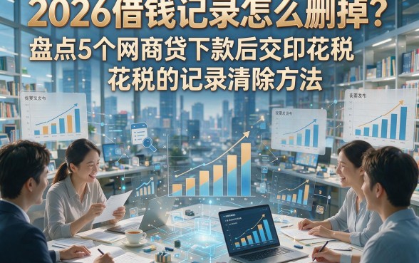 2026借钱记录怎么删掉？盘点5个网商贷下款后交印花税的记录清除方法