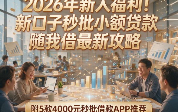 2026年新人福利！新口子秒批小额贷款随我借最新攻略，附5款4000元秒批借款APP推荐