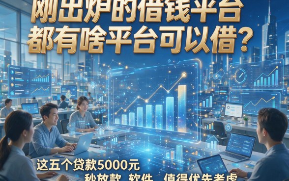 刚出炉的借钱平台都有啥平台可以借？这五个贷款5000元秒放款软件值得优先考虑