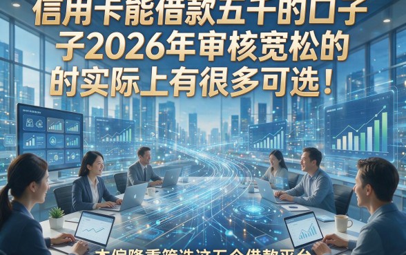 信用卡能借款五千的口子2026年审核宽松的实际上有很多可选！，本篇隆重筛选这五个借款平台！