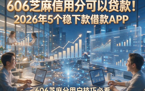 606芝麻信用分可以贷款！2026年5个稳下款借款APP，606芝麻分用户技巧必看