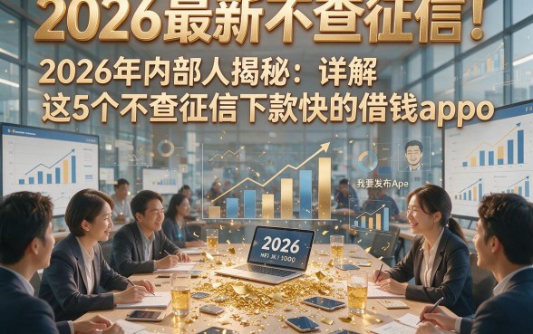 2026最新不查征信！2026年内部人揭秘：详解这5个不查征信下款快的借钱app