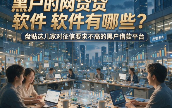 黑户的网贷软件有哪些？盘点这几家对征信要求不高的黑户借款平台