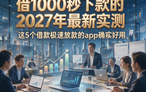 借1000秒下款的2027年最新实测，这5个借款极速放款的app确实好用