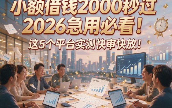 小额借钱2000秒过2026急用必看！这5个平台实测快审快放！本篇为您深入枚举！