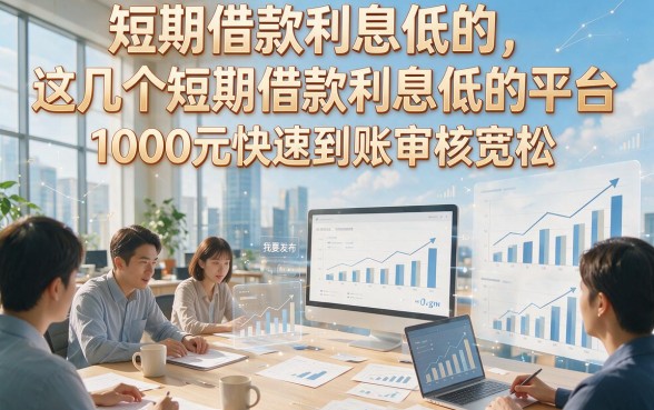短期借款利息低的，这几个短期借款利息低的平台1000元快速到账审核宽松