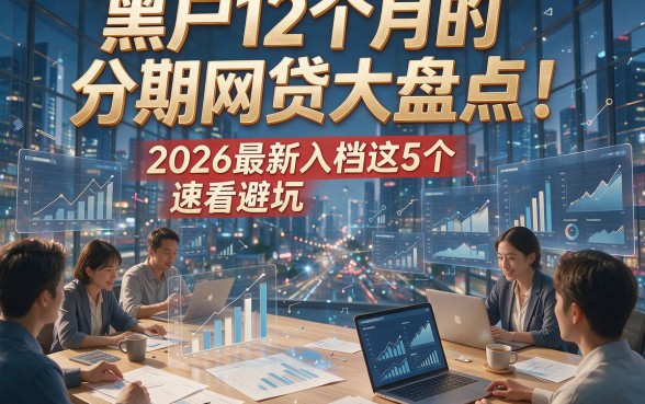 黑户12个月的分期网贷大盘点！2026最新入档这5个，速看避坑