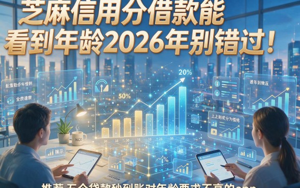 芝麻信用分借款能看到年龄2026年别错过！推荐五个贷款秒到账对年龄要求不高的app