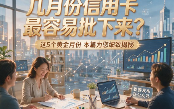 几月份信用卡最容易批下来？这5个黄金月份本篇为您细致揭秘！