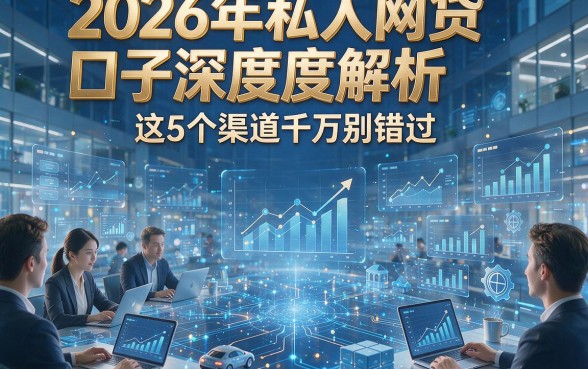 2026年私人网贷口子深度解析，这5个渠道千万别错过！