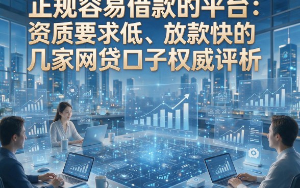 正规容易借款的平台：资质要求低、放款快的几家网贷口子权威评析