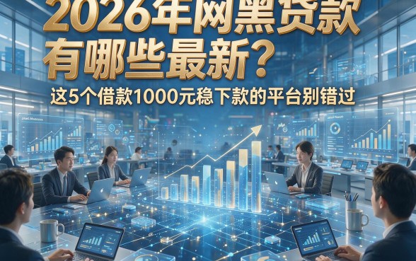 2026年网黑贷款有哪些最新？这5个借款1000元稳下款的平台别错过