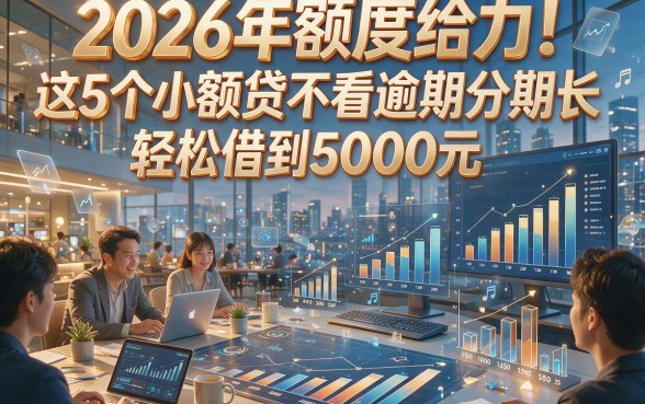 2026年额度给力！这5个小额贷不看逾期分期长，轻松借到5000元