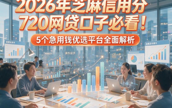 2026年芝麻信用分720网贷口子必看！5个急用钱优选平台全面解析