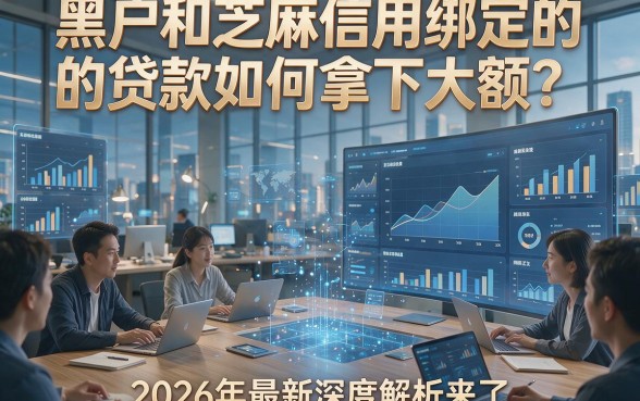 黑户和芝麻信用绑定的贷款如何拿下大额？2026年最新深度解析来了！