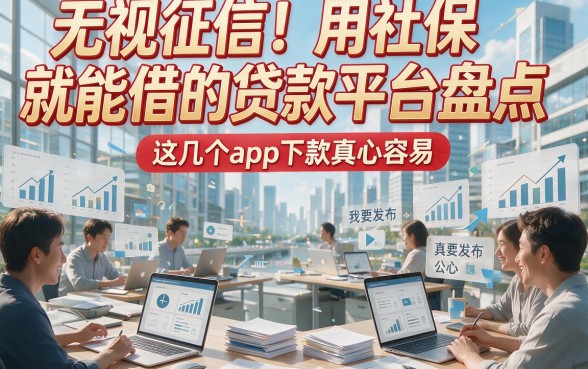 无视征信！用社保就能借的贷款平台盘点，这几个app下款真心容易