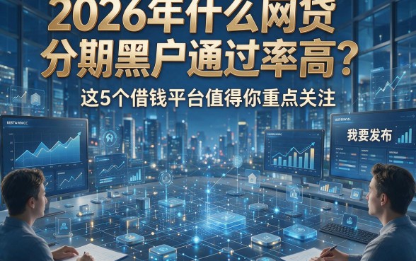 2026年什么网贷分期黑户通过率高？这5个借钱平台值得你重点关注！