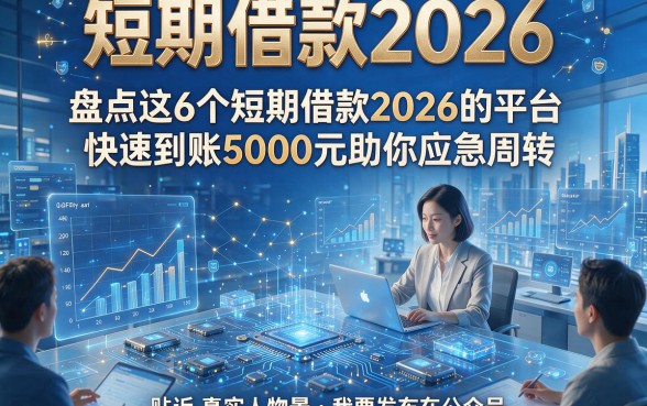 短期借款2026，盘点这6个短期借款2026的平台快速到账5000元助你应急周转
