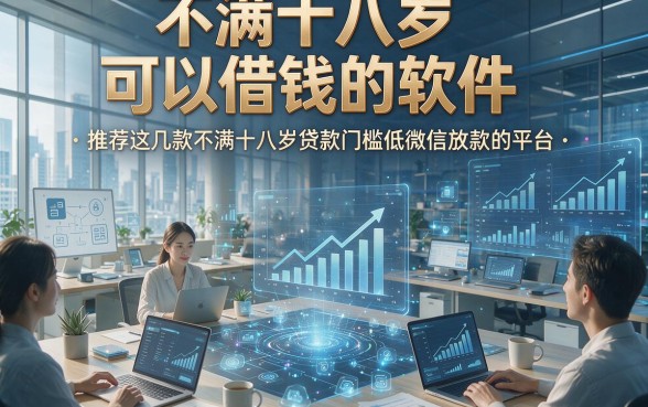 不满十八岁可以借钱的软件，推荐这几款不满十八岁贷款门槛低微信放款的平台