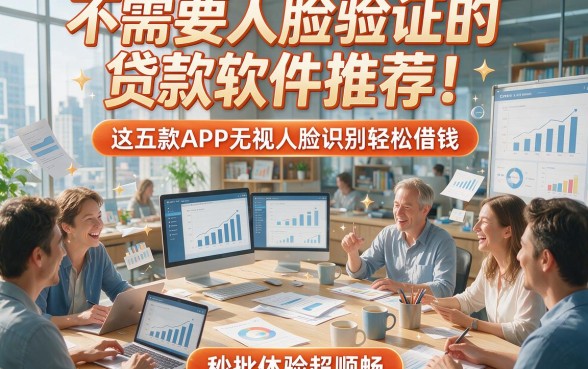 不需要人脸验证的贷款软件推荐！这五款APP无视人脸识别轻松借钱，秒批体验超顺畅