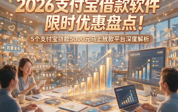 2026支付宝借款软件限时优惠盘点！5个支付宝贷款5000元马上放款平台深度解析