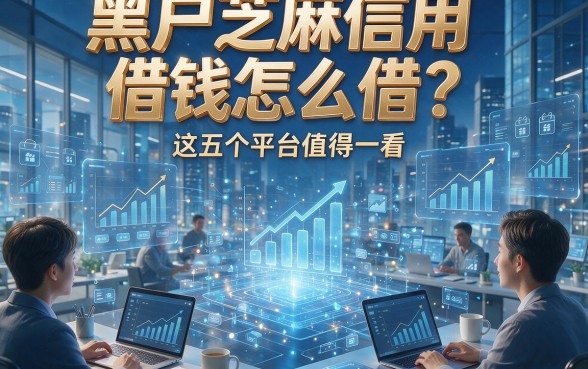 黑户芝麻信用借钱怎么借？这五个平台值得一看！