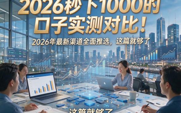 2026秒下1000的口子实测对比！2026年最新渠道全面推选，这篇就够了！
