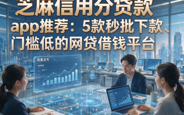 芝麻信用分贷款 app推荐：5款秒批下款、门槛低的网贷借钱平台
