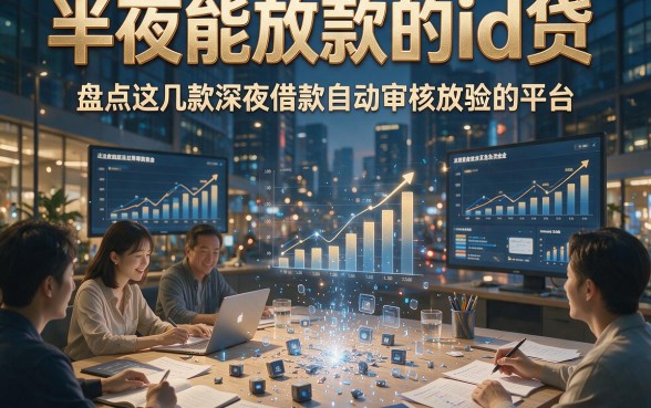 半夜能放款的id贷，盘点这几款深夜借款自动审核放款的平台解决紧急资金需求