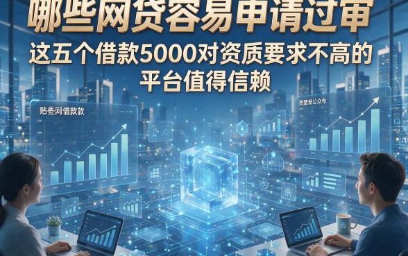 哪些网贷容易申请过审，这五个借款5000对资质要求不高的平台值得信赖