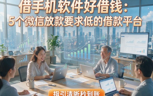 借手机软件好借钱：5个微信放款要求低的借款平台，指引清晰秒到账