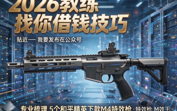 2026教练找你借钱技巧，专业梳理5个和平精英下款M4特效枪