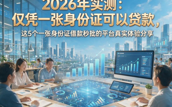 2026年实测：仅凭一张身份证可以贷款，这5个一张身份证借款秒批的平台真实体验分享