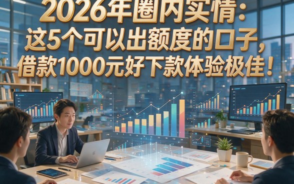 2026年圈内实情：这5个可以出额度的口子，借款1000元好下款体验极佳！