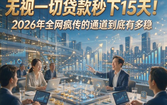 无视一切贷款秒下15天！2026年全网疯传的通道到底有多稳？
